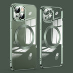 Lens Protector MagSafe Electroplated Phone Case, For iPhone 14 Pro