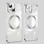 Lens Protector MagSafe Electroplated Phone Case, For iPhone 14 Pro