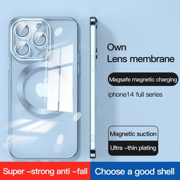 Lens Protector MagSafe Electroplated Phone Case, For iPhone 14 Pro