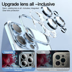 Lens Protector MagSafe Electroplated Phone Case, For iPhone 14 Pro