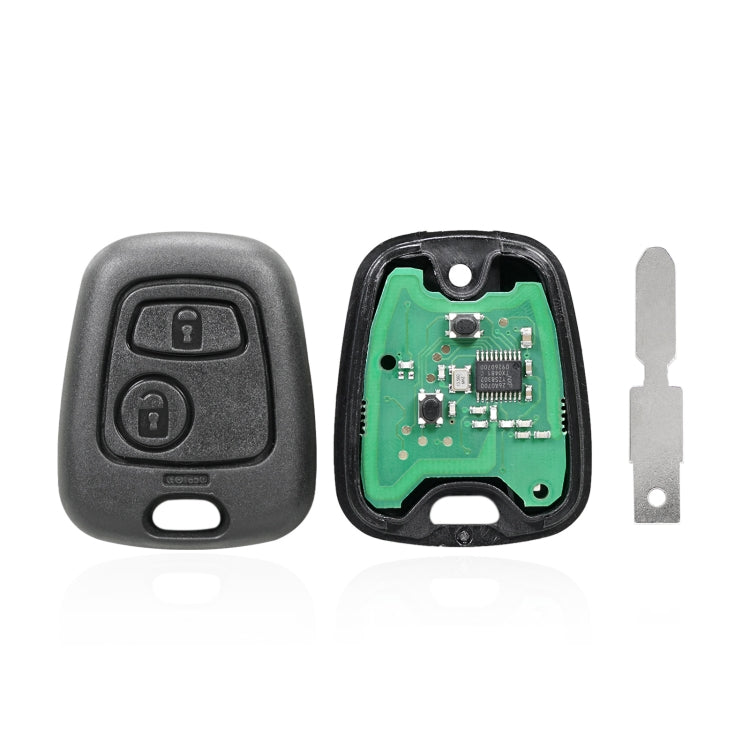 For Peugeot 206 433MHz 2 Buttons Intelligent Remote Control Car Key, NE78, SX9 NE78