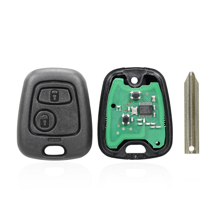 For Peugeot 206 433MHz 2 Buttons Intelligent Remote Control Car Key, NE78, SX9 – Durable Build, Easy to Use SX9