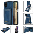 N.Bekus Vertical Flip Card Slot RFID Phone Case, For Samsung Galaxy A12 5G, For Samsung Galaxy A51 4G, For Samsung Galaxy A71 4G, For Samsung Galaxy A53 5G, For Samsung Galaxy A52s / A52 5G For Samsung Galaxy A12 5G Blue