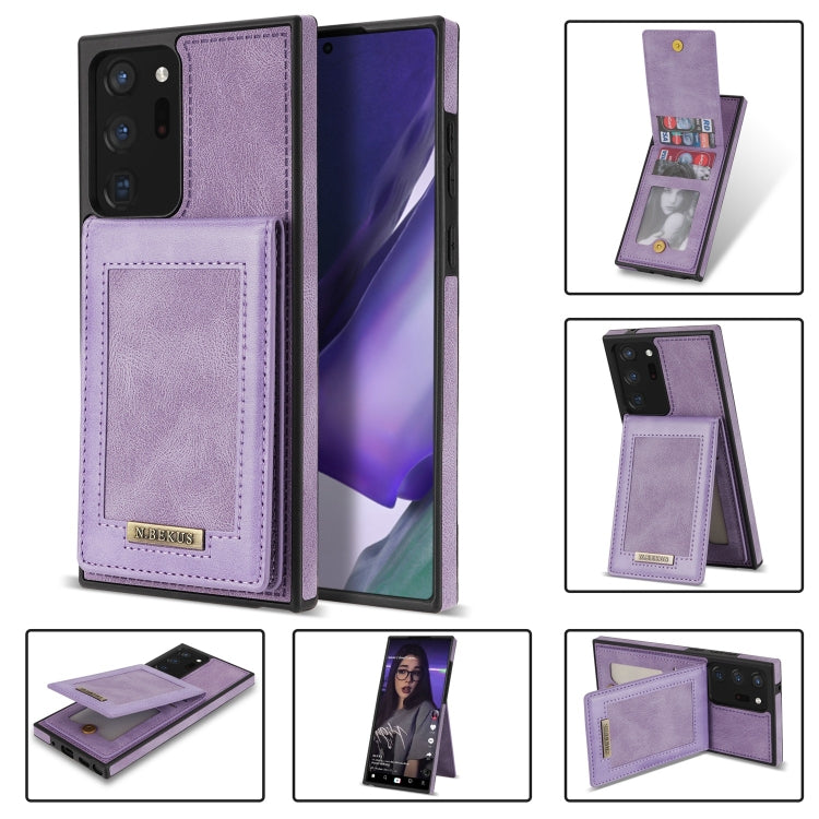 N.Bekus Vertical Flip Card Slot RFID Phone Case – Card Slot, Flip, Leather, For Samsung Galaxy Note20, For Samsung Galaxy Note20 Ultra, For Samsung Galaxy S20+, For Samsung Galaxy S20 For Samsung Galaxy Note20 Purple