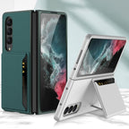 GKK Ultra-thin Leather Phone Case with Card Slots, For Samsung Galaxy Z Fold4