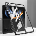 GKK Phantom Electroplating Full Coverage Phone Case, For Samsung Galaxy Z Fold4 For Samsung Galaxy Z Fold4 Black