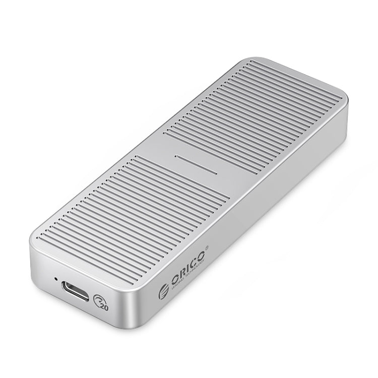 ORICO USB3.2 20Gbps M.2 NVMe SSD Enclosure – TPU Silver