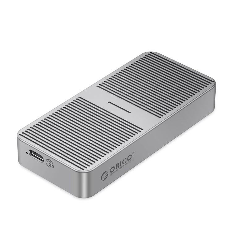 ORICO M.2 NVME 40Gbps SSD Enclosure – Aluminum Alloy, TPU Grey