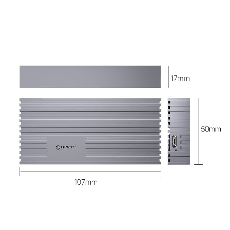 ORICO 40Gbps M.2 NVME USB4.0 SSD Enclosure – Aluminum Alloy