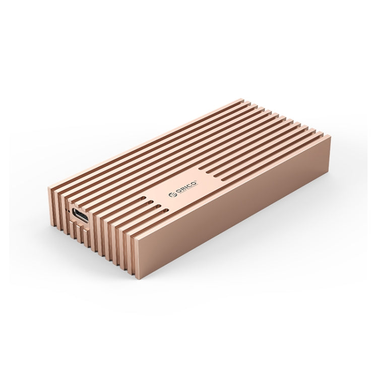 ORICO 40Gbps M.2 NVME USB4.0 SSD Enclosure – Aluminum Alloy Gold