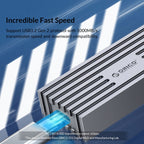 ORICO 40Gbps M.2 NVME USB4.0 SSD Enclosure – Aluminum Alloy