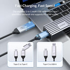 ORICO 40Gbps M.2 NVME USB4.0 SSD Enclosure – Aluminum Alloy