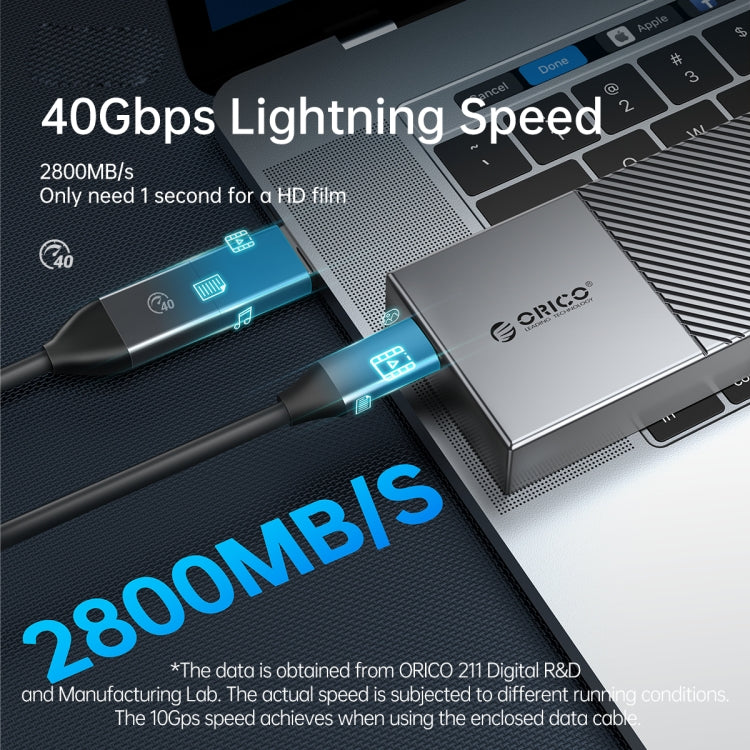 ORICO M.2 NGFF SATA SSD Enclosure – Aluminum Alloy, TPU