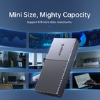 ORICO M.2 NGFF SATA SSD Enclosure – Aluminum Alloy, TPU