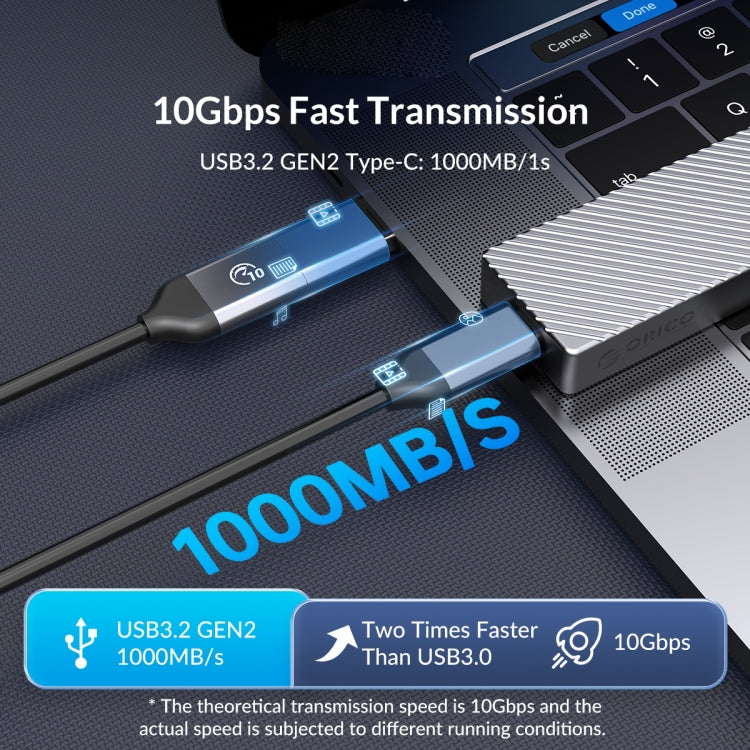 ORICO M.2 NGFF SSD enclosure – TPU