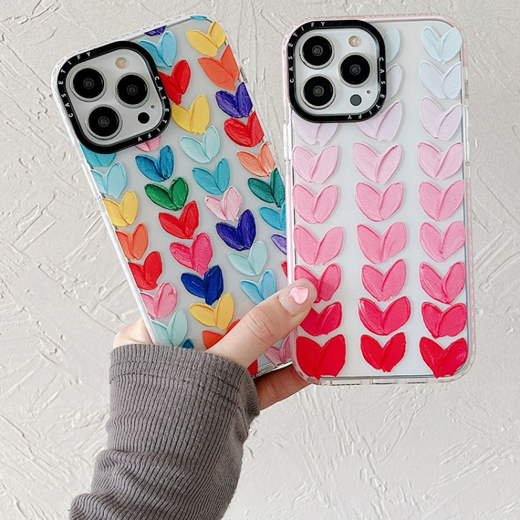 Doodle Colorful Lvoe TPU Phone Case, For iPhone 14 Pro, For iPhone 14...