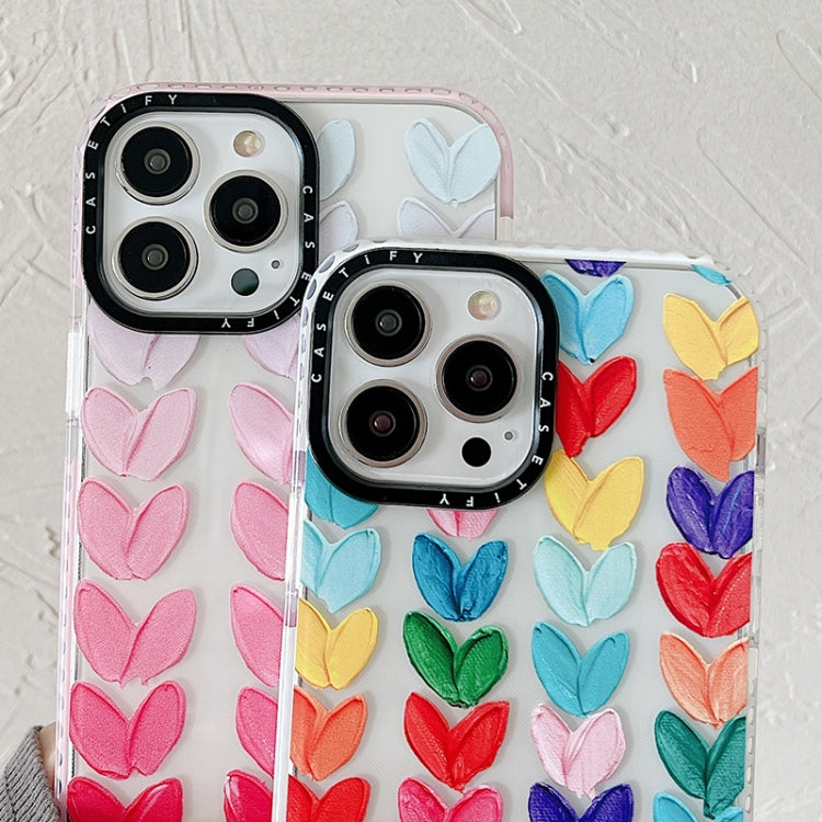 Doodle Colorful Lvoe TPU Phone Case, For iPhone 14 Pro, For iPhone 14...
