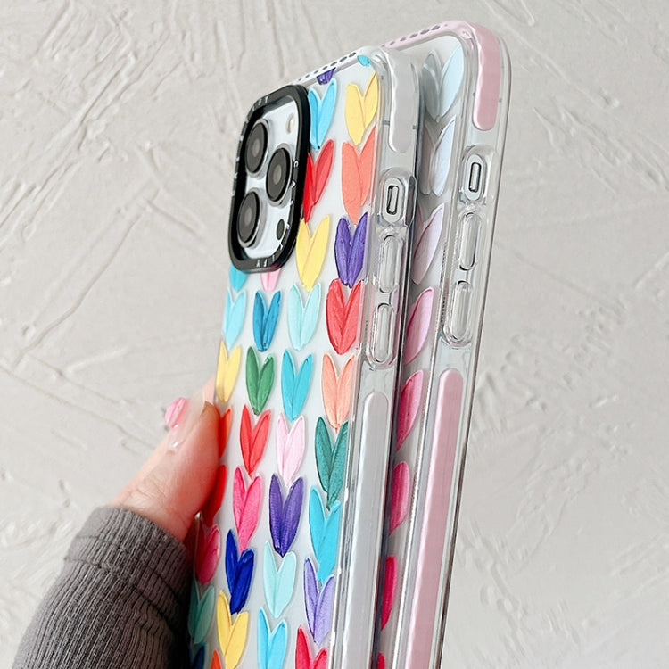 Doodle Colorful Lvoe TPU Phone Case, For iPhone 14 Pro, For iPhone 14...