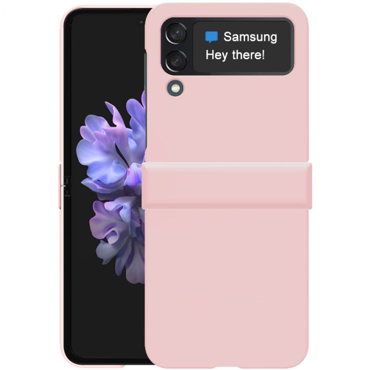 IMAK JS-3 Series Colorful PC Case, For Samsung Galaxy Z Flip4 5G For Samsung Galaxy Z Flip4 5G Pink