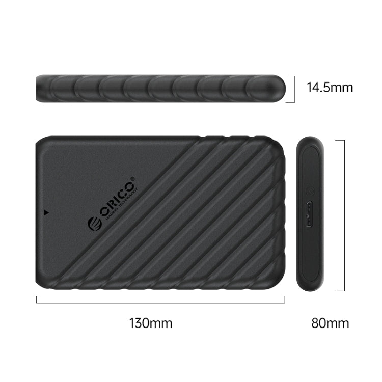 ORICO 25PW1-U3 2.5 inch External Storage Hard Drive Case, 25PW1-U3, 25PW1-C3, 25PW1C-C3 – Durable Build, Easy to Use
