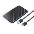 ORICO 25PW1-U3 2.5 inch External Storage Hard Drive Case, 25PW1-U3, 25PW1-C3, 25PW1C-C3 – Durable Build, Easy to Use 25PW1-U3 Black