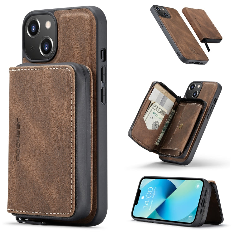 Phone Case – Leather, Magnetic (iPhone 14) #6 For iPhone 14 Plus Brown