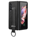 SULADA Cool Series PC + Leather Texture Skin Feel Shockproof Phone Case, For Samsung Galaxy Z Fold4, For Samsung Galaxy Z Flip4 For Samsung Galaxy Z Fold4 Black