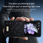 SULADA Shockproof TPU + Handmade Leather Phone Case, For Samsung Galaxy Z Flip5, For Samsung Galaxy Z Flip4
