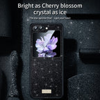 SULADA Shockproof TPU + Handmade Leather Phone Case, For Samsung Galaxy Z Flip5, For Samsung Galaxy Z Flip4