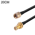 RG174 RF Coaxial Adapter Cable, Length: 20cm, 20cm RP-SMA Male to RP-SMA Female, 20cm RP-SMA Male to RP-SMA Male, 20cm RP-SMA Male to SMA Female, 20cm RP-SMA Male to SMA Male, 20cm SMA Male to SMA Female, 20cm SMA Male to RP-SMA Female... – Data...