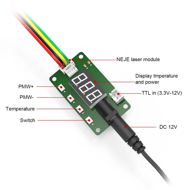 NEJE A40640 40W 450nm Laser Engraver Module Kits, A40640 – Leather, TPU