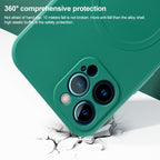 Liquid Silicone Full Coverage Magsafe Phone Case, For iPhone 14, For iPhone 14 Plus, For iPhone 14 Pro