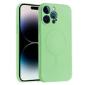 Liquid Silicone Full Coverage Magsafe Phone Case – Durable Build, Easy to Use, For iPhone 14 Pro Max For iPhone 14 Pro Max Green