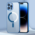 Classic Electroplating Magsafe Phone Case, For iPhone 14 Pro Max For iPhone 14 Pro Max Blue