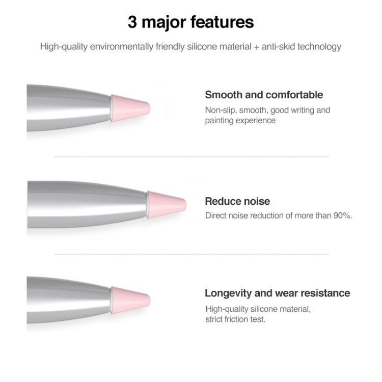 10 in 1 / Set Silicone Nib Cap – Durable Build, Easy to Use, For Huawei Pencil