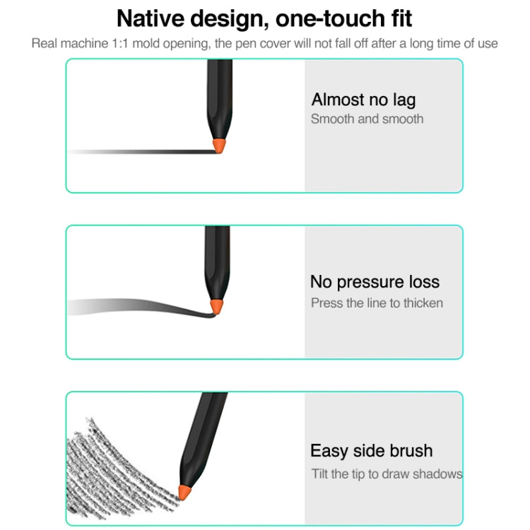 10 in 1 / Set Silicone Nib Cap – Durable Build, Easy to Use, For Xiaomi Pencil