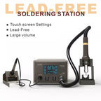 BAKU BA-9852 Digital ESD Hot Air Gun Soldering Station Welding Solder Iron