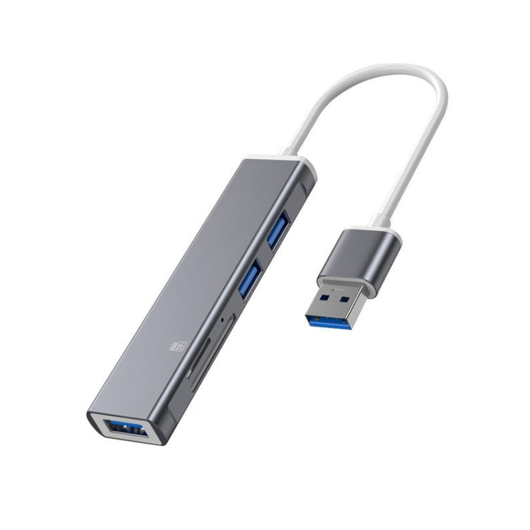 Docking Station TF/SD Card Reader For iPhone, Type-C Port, USB Port, 5 in 1 8 (Grey), 5 in 1 8 (Silver) – Data Transmission