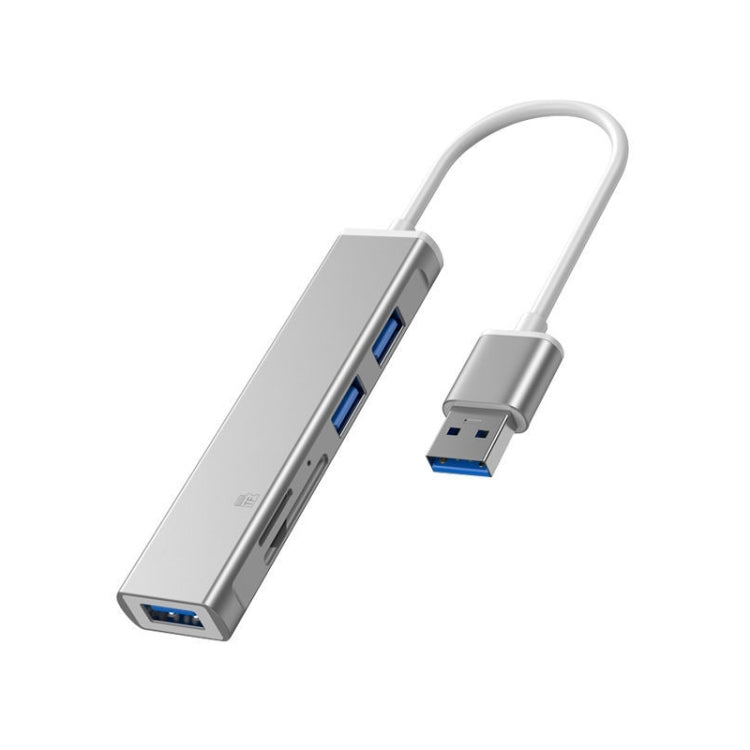 Docking Station TF/SD Card Reader For iPhone, Type-C Port, USB Port, 5 in 1 8 (Grey), 5 in 1 8 (Silver) – Data Transmission