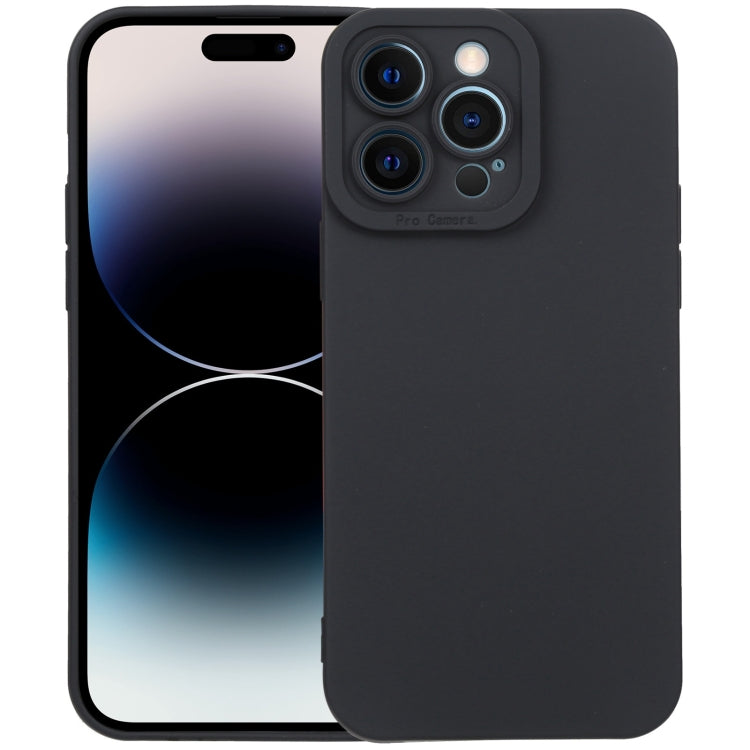 Liquid Silicone Full Coverage Phone Case, For iPhone 14 Pro Max For iPhone 14 Pro Max Black