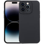 Liquid Silicone Full Coverage Phone Case, For iPhone 14 Pro Max For iPhone 14 Pro Max Black