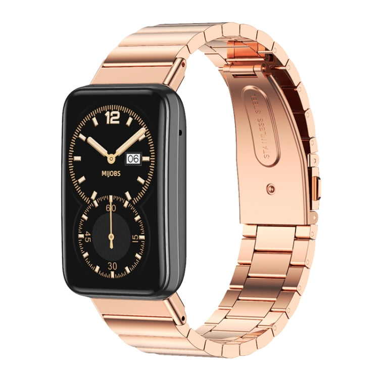 Watch Band – Stainless Steel (Xiaomi Mi Band 7) For Xiaomi Mi Band 7 Pro Rose Gold
