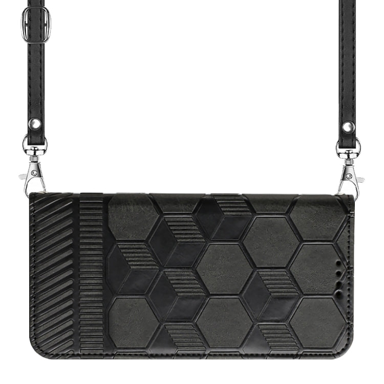 Crossbody Football Texture Magnetic PU Phone Case, For iPhone 11, For iPhone 11 Pro, For iPhone 11 Pro Max, For iPhone 12