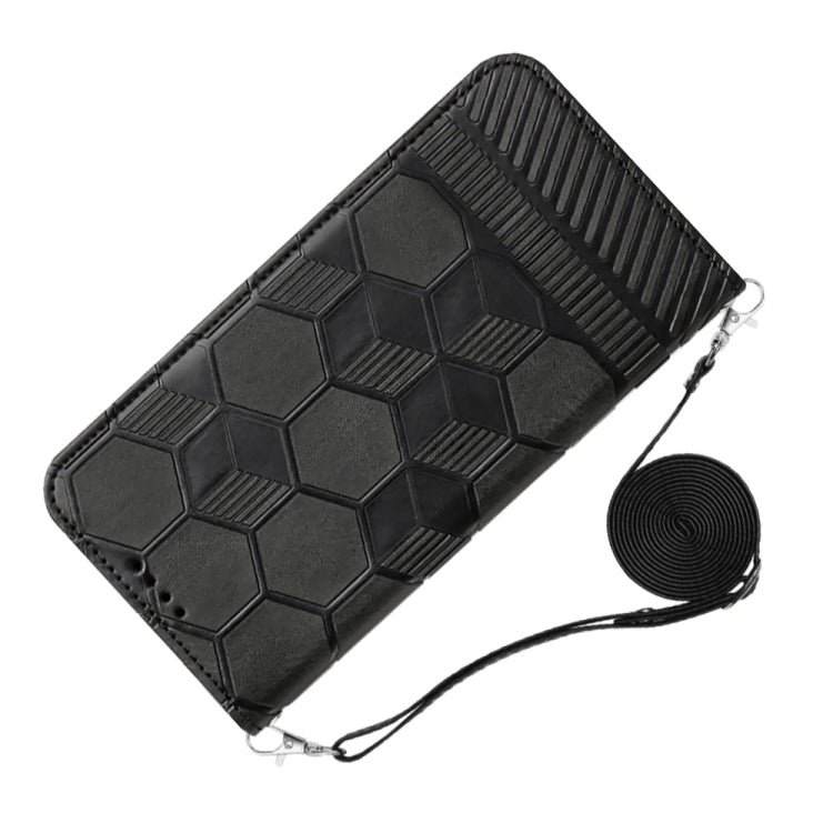 Crossbody Football Texture Magnetic PU Phone Case – Wear-resistant, Lanyard, Magnetic, For iPhone 14 Plus, For iPhone 14 Pro, For iPhone 14 Pro Max, For iPhone SE 2022/SE 2020/8/7