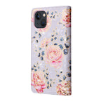 Bronzing Painting RFID Leather Case, For iPhone 13 mini, For iPhone 13, For iPhone 13 Pro, For iPhone 13 Pro Max
