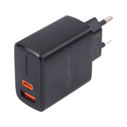 LZ-1130 PD 20W Type-C+QC 3.0 USB Fast Charger, 20W EU Plug, 20W US Plug