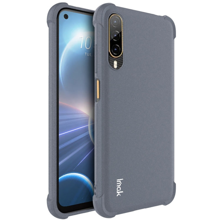 All-inclusive Shockproof Airbag TPU Case with Screen Protector – Shockproof, Screen Protector, TPU, For HTC Desire 22 Pro 5G, For Asus Zenfone 9 5G, For Xiaomi 12S Ultra 5G For HTC Desire 22 Pro 5G Matte Grey