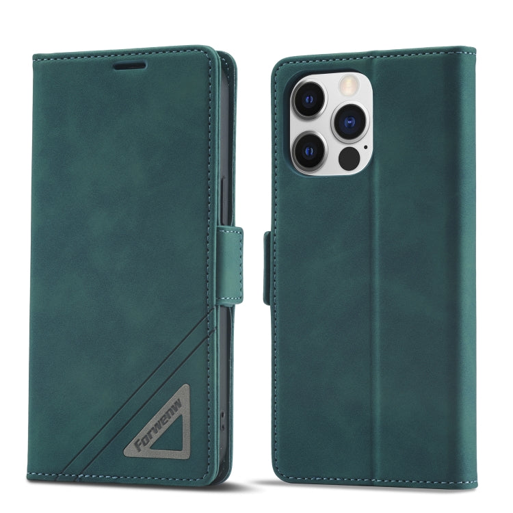 Forwenw Dual-side Buckle Leather Phone Case, For iPhone 14, For iPhone 14 Plus, For iPhone 14 Pro, For iPhone 14 Pro Max, For iPhone 13 mini, For iPhone 13, For iPhone 13 Pro, For iPhone 13 Pro Max