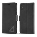 Forwenw Dual-side Buckle Leather Phone Case, For iPhone XS Max, For iPhone SE 2022 / SE 2020 / 7 / 8, For iPhone 7 Plus / 8 Plus For iPhone XS Max Black