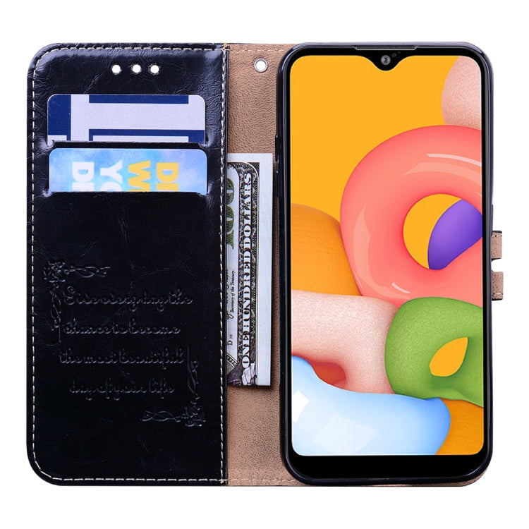 Business Style Oil Wax Texture Horizontal Flip Leather Case, with Holder & Card Slots & Wallet, For Samsung Galaxy A01, For Samsung Galaxy A51, For Samsung Galaxy A71, For Samsung Galaxy A81 / Note 10 Lite, For Samsung Galaxy A91 / S10 Lite            ...
